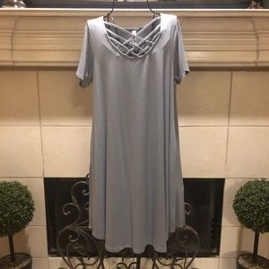 Blue T-Shirt Dress
